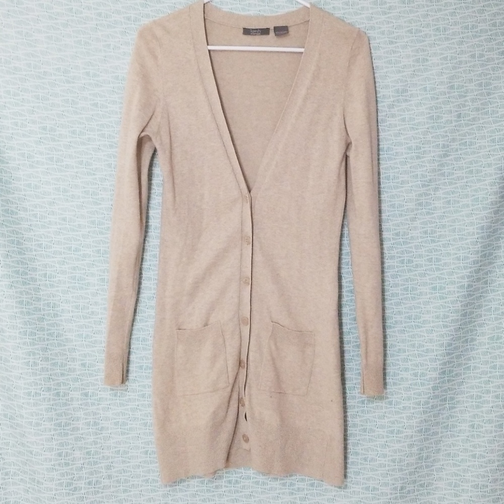 Tan cardigan